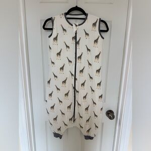 Kyte BABY Cream Giraffe Print Sleep Sack Walker